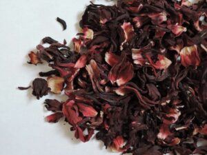 Hibiscus tea flowers