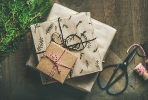 Wrapped up gifts