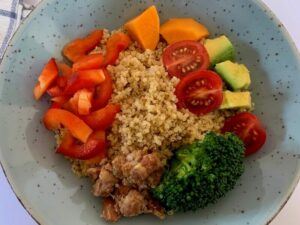 Quinoa with veggies
