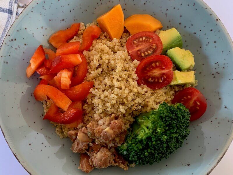 Quinoa with veggies