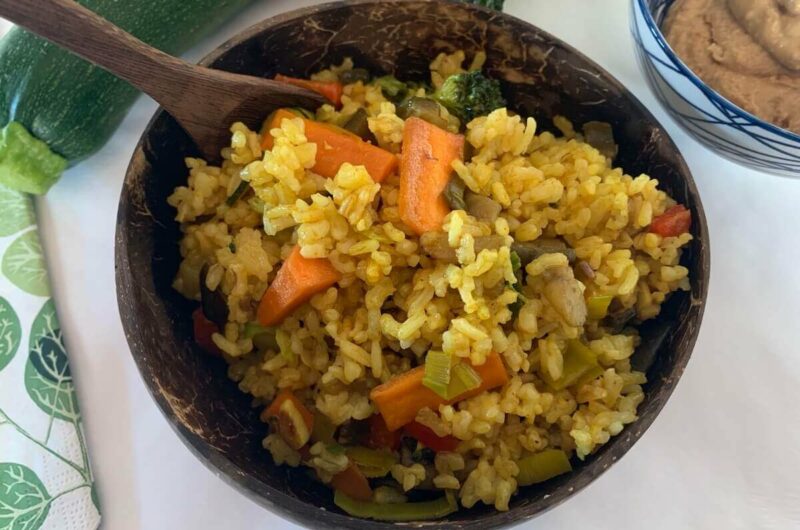 Veggie Rice Recipe - Vegan & Gluten Free