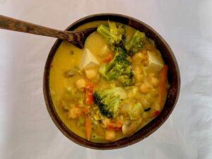 Bowl of coconut curry