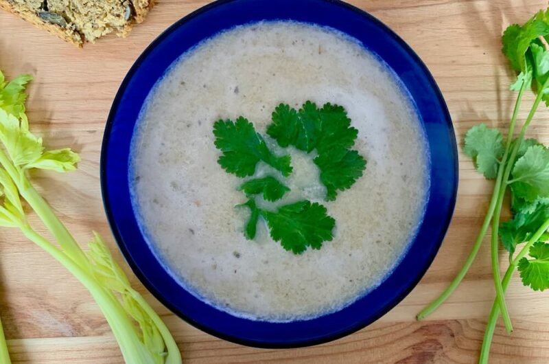 Vegan Creamy Celery Soup Recipe
