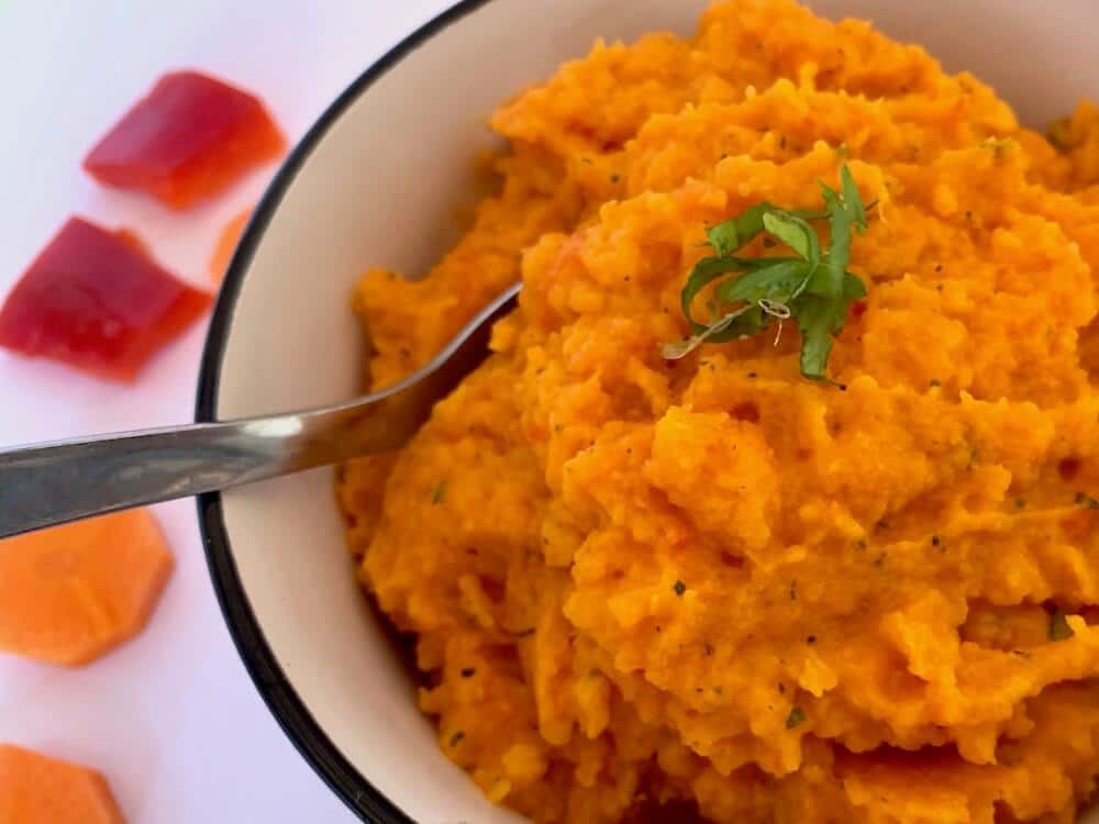 Easy Carrot And Sweet Potato Mash So Simple Yet Moorish Love Vegan Living 