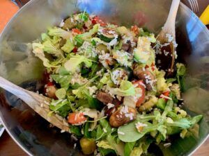 High protein vegan salad