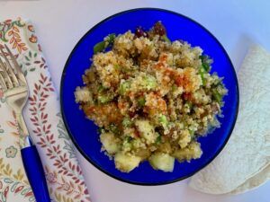 Bowl of quinoa salad