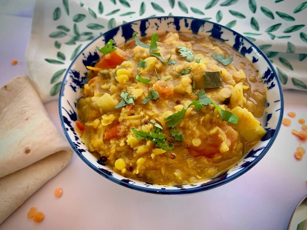 Bowl of Tarka Dhal