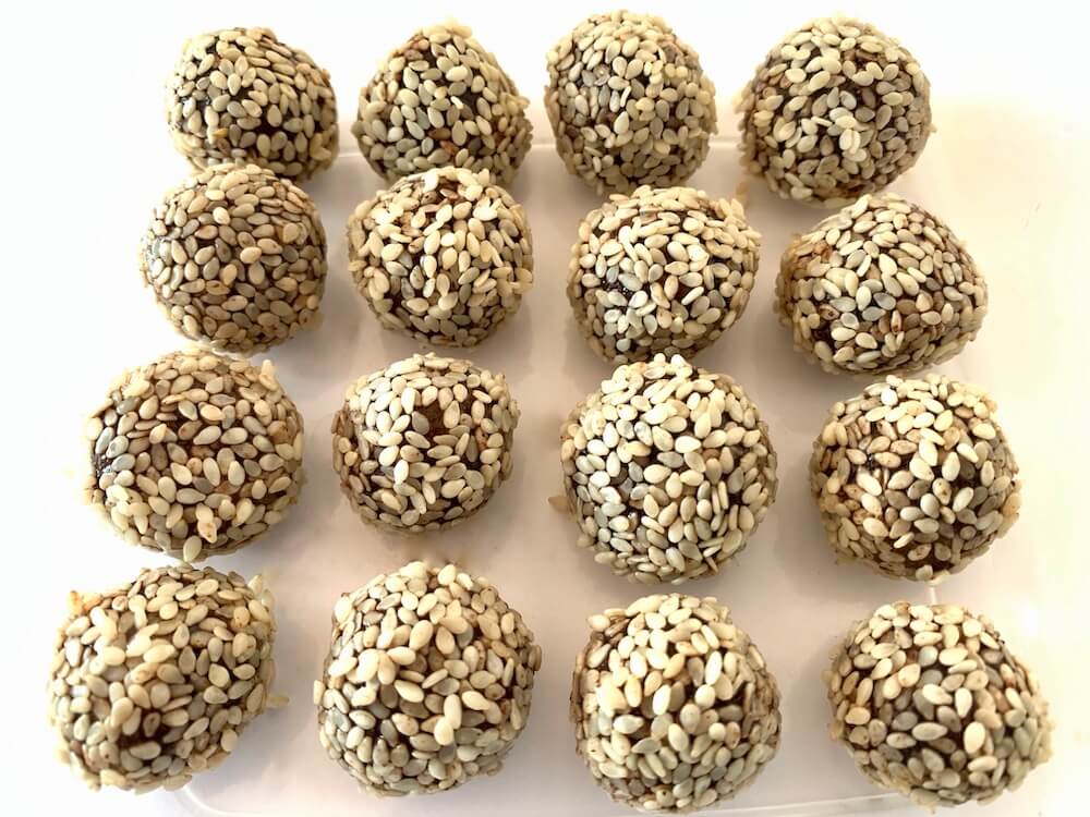 No bake protein energy balls