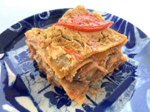 Gluten free oil free lasagne