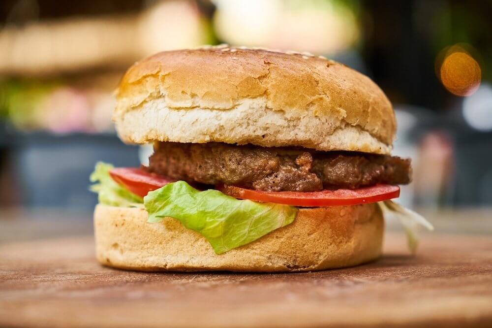 Would vegans eat lab-grown meat? Burger in a bun