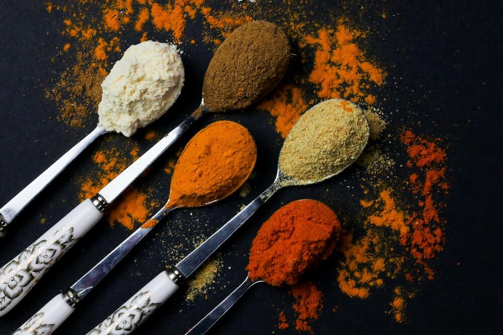 Spices for cooking curry