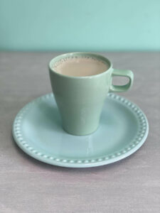 Cup of coffee with milk