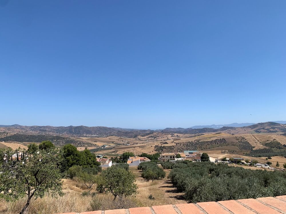 View from Villa Castaño