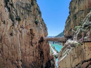 Hanging bridge at Caminito del Rey