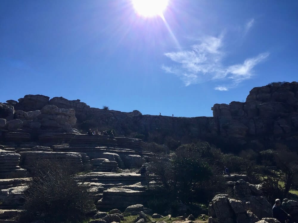 Climb up on El Torcal