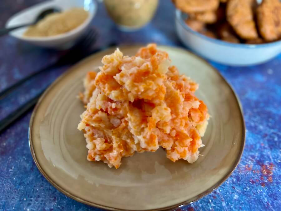 Netherlands — Traditional Dutch Vegan Hutspot — Mashed Potatoes, Carrots  and Onions, by VeganDelights