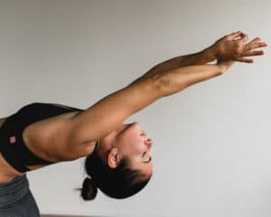 Extremely flexible women bending backwards in yoga: can you do yoga if you're not flexible?