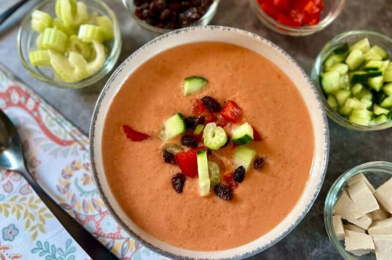 Authentic Spanish Gazpacho Ready in 10 Minutes