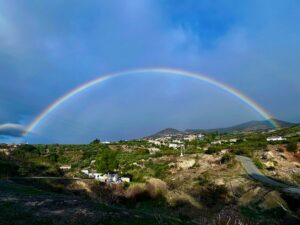 How to guarantee a breakthrough - full rainbow over the Spanish horizon